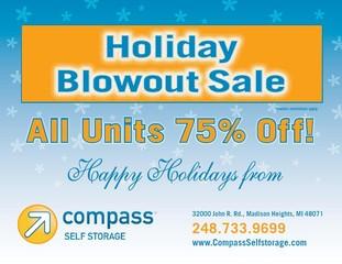 75% Off Climate Controlled Storage