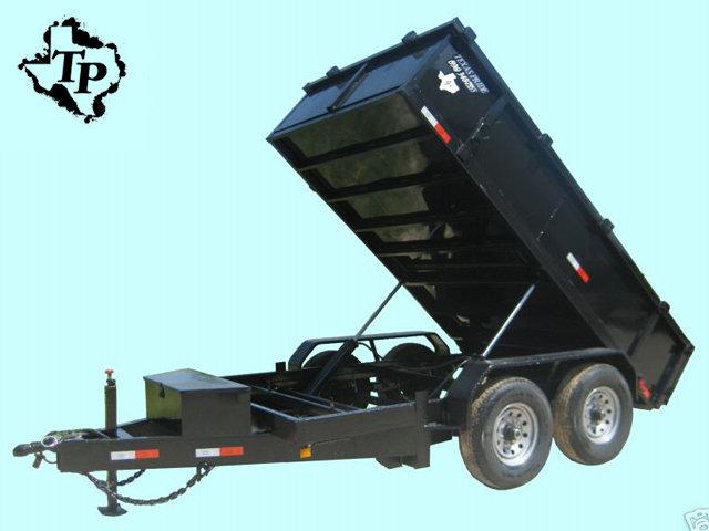 7ft by 12ft bumper pull dump trailer 14k gvw dt-bp-7x12-14k- 2a cy005485 1b9g34de4cy0059 94