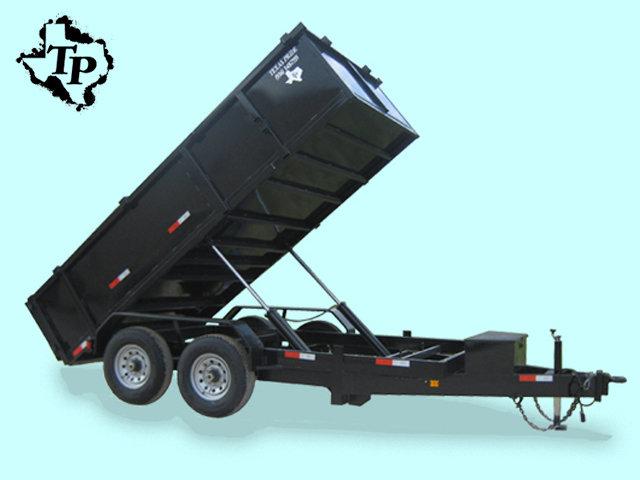 7ftx14ft bumper pull tandem axle hydraulic dump trailer 14000lb gvwr dt-bp-7x14-14k- 2a cy005