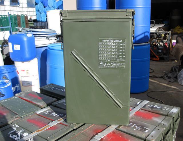 81mm or 120mm Tall Mortar Ammo Cans Price Reduced! Will Barter