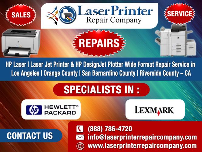 ((888))786-4720 POMONA -CA - HP LaserJet Printer | HP DesignJet Plotter Repair Services