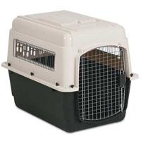 $89.95, Durable Front Load Bleached Linen and Black Kennel in Four Sizes