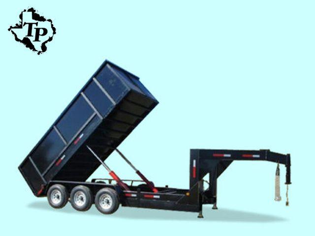 $8,894.02, 2012 7ftx16ft gooseneck triple axle hydraulic dump trailer 21,000lb gvwr Dt 7x16