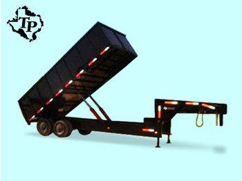 8ftx16ftx4ft gooseneck dual tandem hydraulic dump trailer 20000lb gvwr dt-gn-8x16x4-20 k-2a c