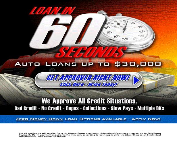█ ► ◄ █ 60 second BAD CREDIT OK EVERYONES APPROVED TRY NOW!