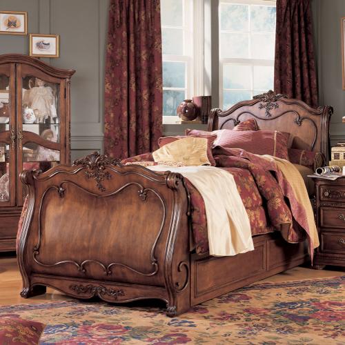 ► Cheap Lea Jessica McClintock Heirloom Cherry Twin Sleigh Bed Complete For Sales !