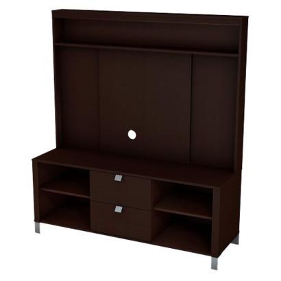 ► Delano TV Stand and Hutch - Chocolate Best Deals !