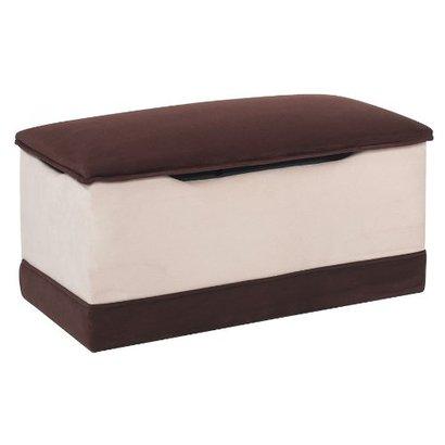 ► Deluxe Toy Box - Beige and Chocolate Best Deals !