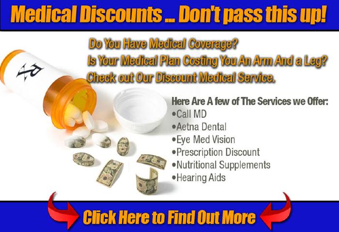 ► Discounted Medical Services...Don't Pass This Up