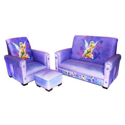 ► Disney TinkerBell Sofa Chair & Ottoman Set Best Deals !