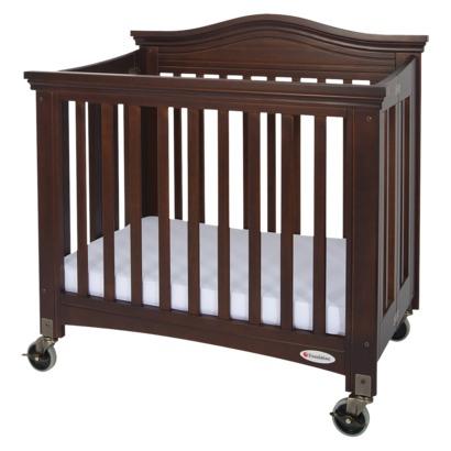 ► Mini Crib: Foundations Royale Fixed Side Crib: Cherry Best Deals !