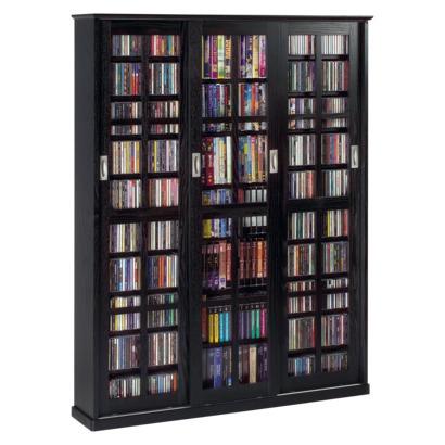 ► Multimedia Storage Cabinet - Black Best Deals !