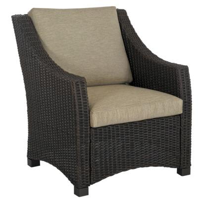► Patio Club Chair: Home Belvedere Wicker Patio Club Chair: Tan Best Deals !