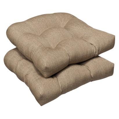 ► Patio Cushions 2-Piece Outdoor Wicker Patio Cushion Set: Beige Best Deals !