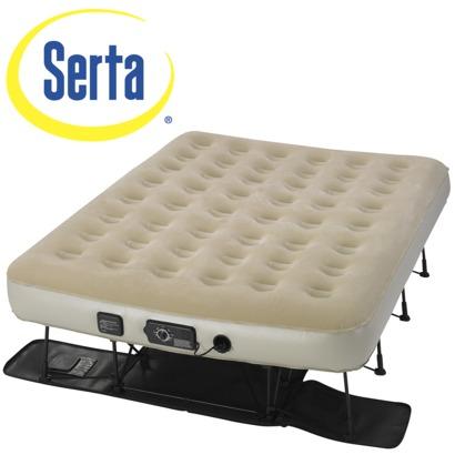 ► Serta EZ-Bed Queen with QC pump - Tan Best Deals !