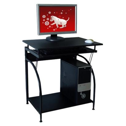 ► Stanton Computer Desk with Pullout Keyboard Tray - Black Best Deals !