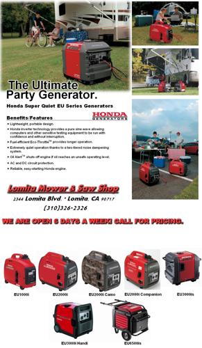 ● ● Honda super quiet Generators!