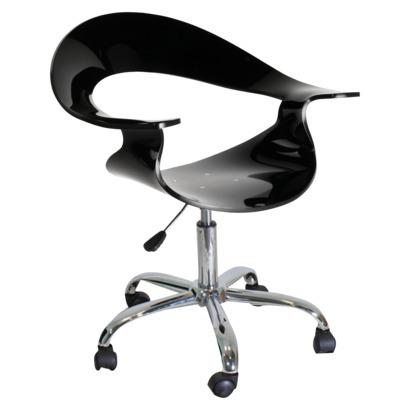 ★★ Cheap Acrylic Rumor Chair - Black For Sales !
