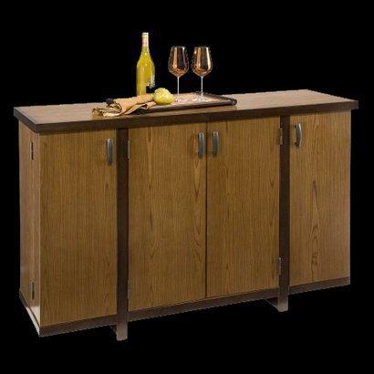 ★★ Cheap Geo Deluxe Bar Cabinet - Walnut For Sales !