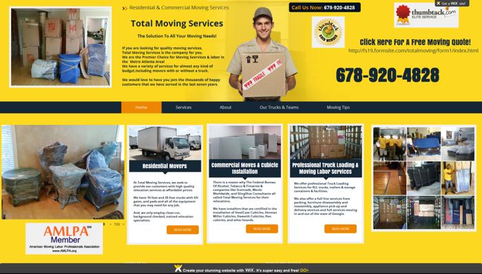 ★Total Moving Services - High Quality Moving Services At Discount Prices - 678-920-4828