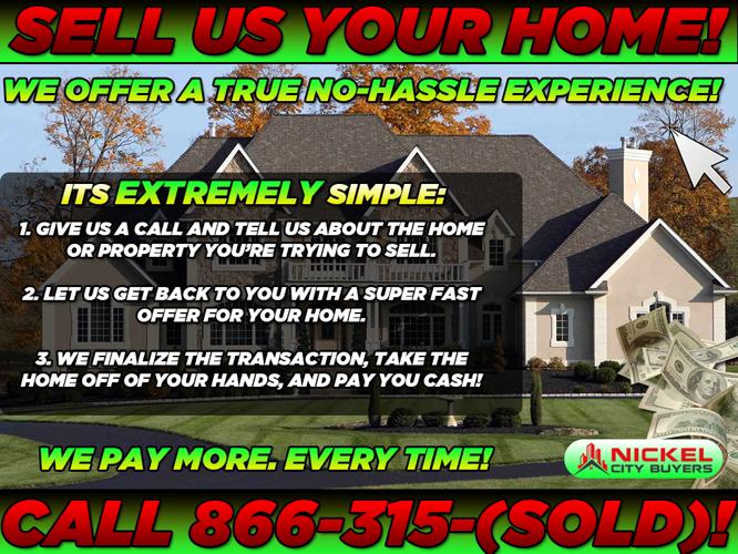 ☎ ☎ WE BUY HOUSES/REAL ESTATE - City Or Suburb - Any Condition ☎ ☎