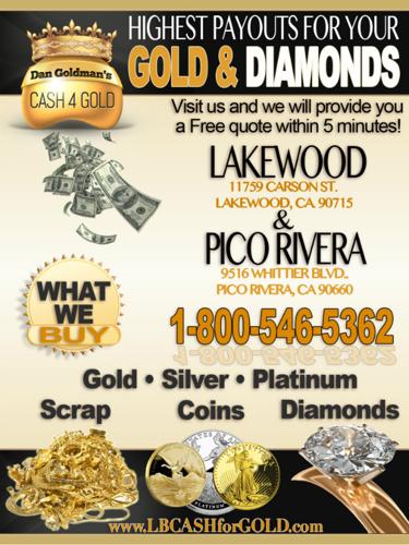 ☞♛ $CASH for GOLD$ Coins, Silver, Platinum & Diamonds! ♛