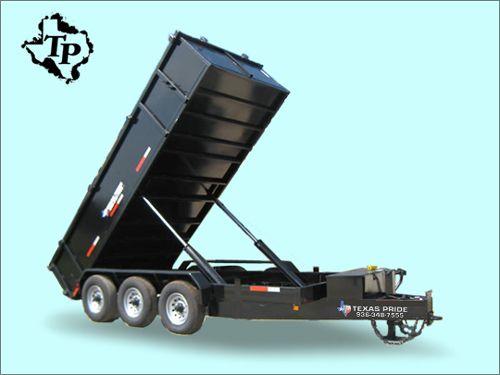 $9,095.02, 2012 7ftx16ft dump trailer 24k gvwr triple axle 7x16x2dt24kbp 7X16X2DT24KBP