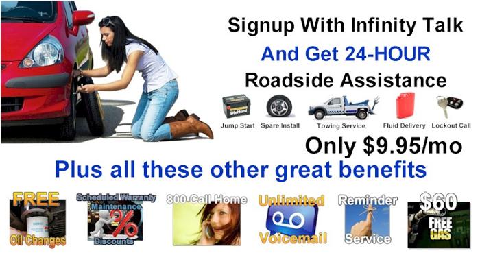 $9.95, Emergency Roadside Assistance and Digital Voice Features . ...