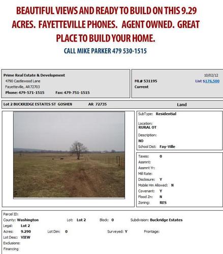 9 Acres Beautiful Goshen Land For Sale ☎ 479 571-1515