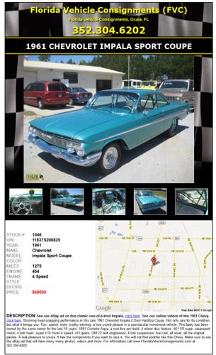 A-MUST-SEE 1961 Chevrolet Impala Sport Coupe