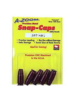 A-Zoom Snap Caps 357 Sig 5Pk 15159