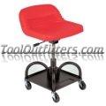 Adjustable Height Mechanic's Seat - Red