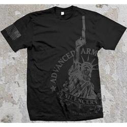 Advanced Armament Corp Mens LibertTee T-Shirt Large - Black