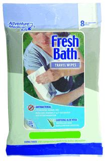 Adventure Medical Kits 0170-0302 Fresh Bath Wipes Travel Size