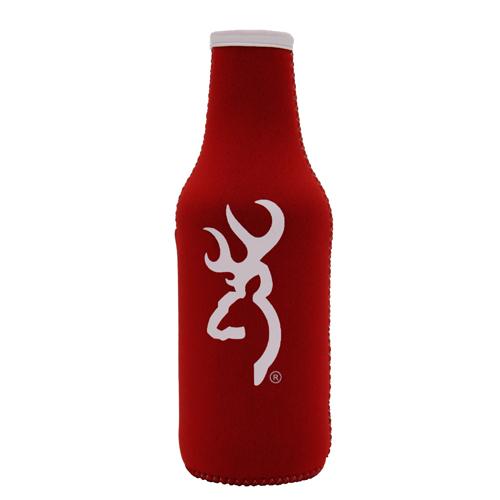 AES Outdoors Browning Maroon/White Bottle Coozies BR-BTL-MW