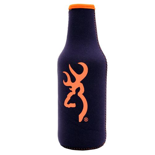 AES Outdoors Browning Navy/Orange Bottle Coozies BR-BTL-NO