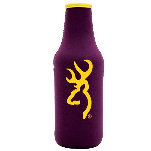 AES Outdoors Browning Purple/Gold Bottle Coozies BR-BTL-PG