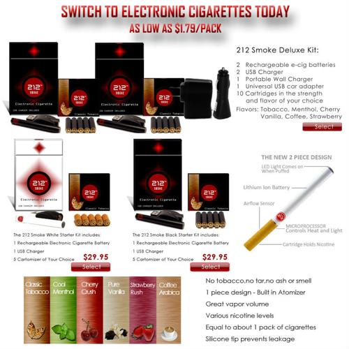 Affordable Electronic Cigarette - Better Than Real Tobacco Cigarettes