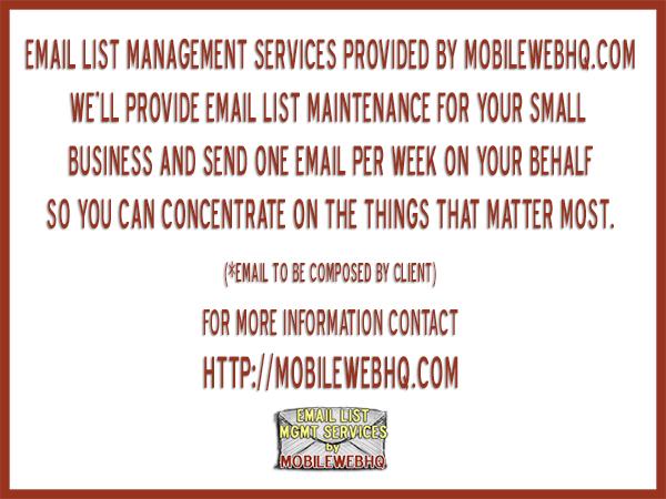 Affordable Email List Management