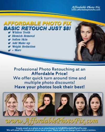 Affordable Photo Retouching!
