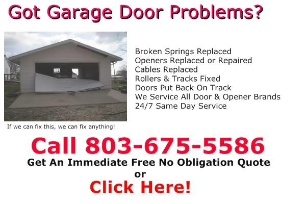Aiken Garage Door Won't Go Up 803-675-5586