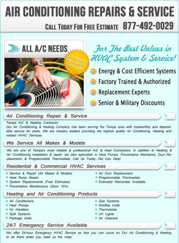 Air Conditioning and Home Heating System FINANCING
