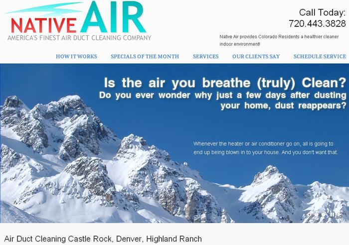 Air Duct & Dryer Cleaning Colorado Springs by Native Air