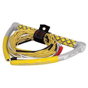 AIRHEAD Bling Spectra Wakeboard Rope - 75' 5-Section - Yellow (AHWR.