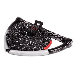 AIRHEAD Bling Stealth Wakeboard Rope - 75' 5-Section (AHWR-11BL)
