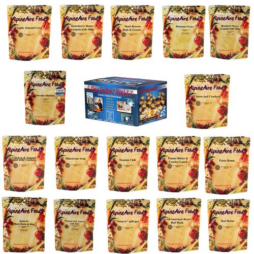 Alpine Aire Foods 86512 5 Day Meal Kit (17 Pouches)