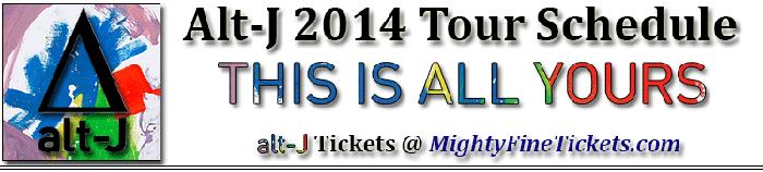 Alt-J Tour Concert in Seattle, WA Tickets 2014 at Paramount Theatre