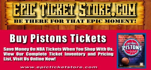 =^=^=AMAZING SEATS are on sale now for the **PISTONS** Games=^=^=