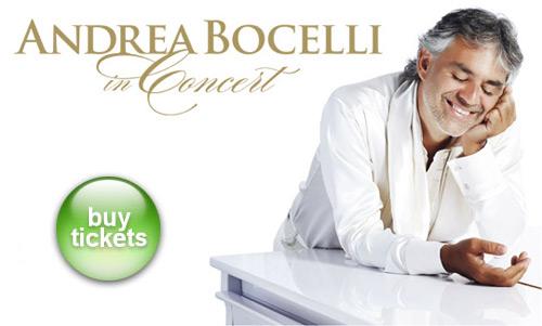 Andrea Bocelli Tickets California
