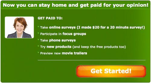Answer Surveys from Home